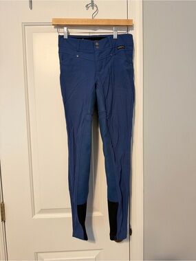 Kerrits Women’s Blue Full Seat Equestrian Riding Breeches Pants Size Small